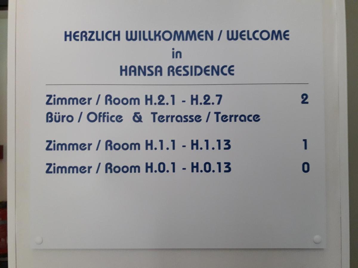 Gaestehaus Hansa Residence Hamburg Dış mekan fotoğraf